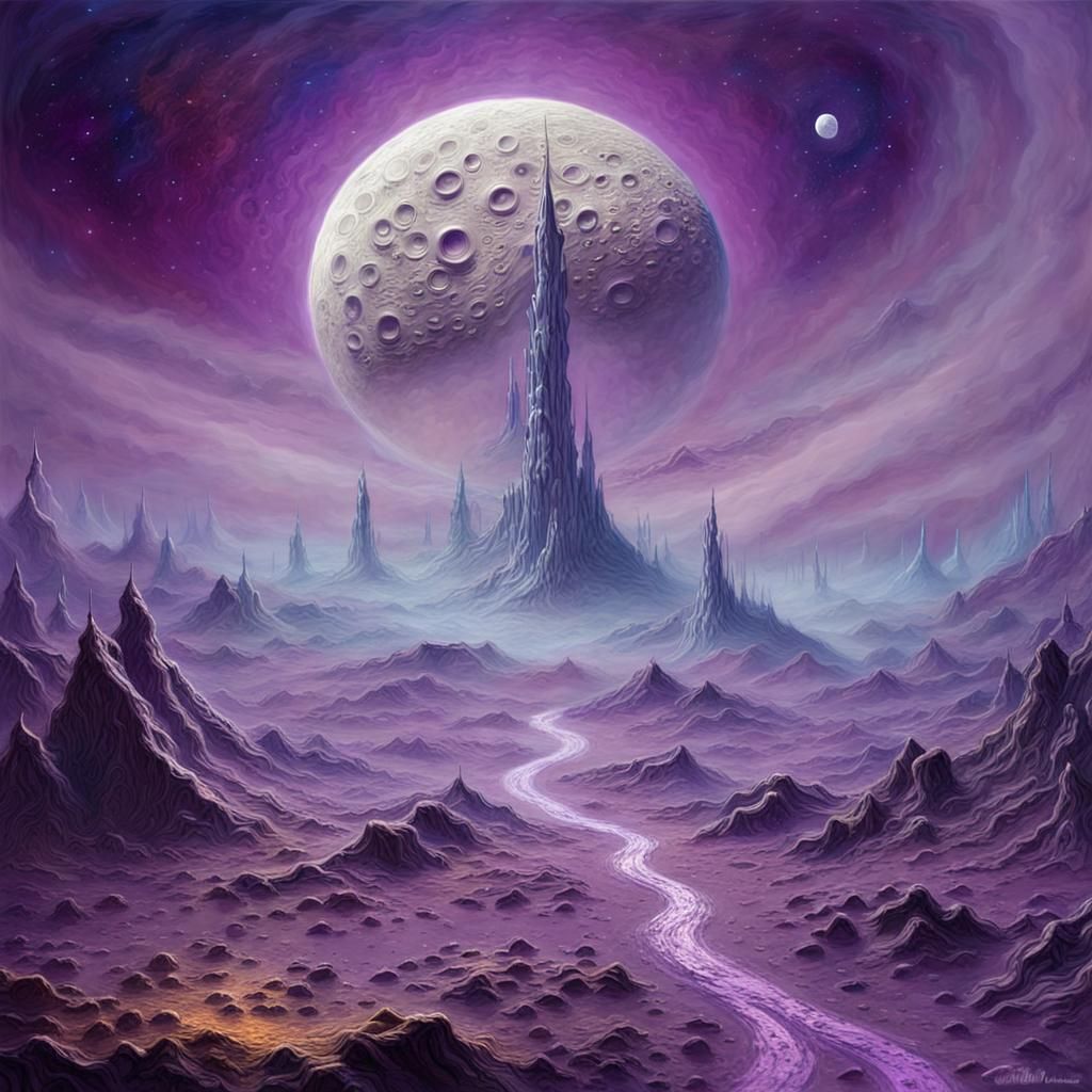 Purple moon