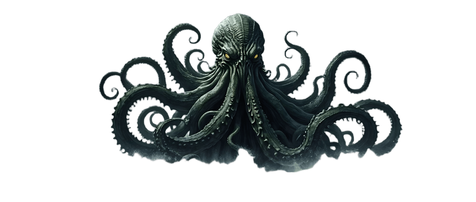 Kraken Rises: Colossal Sea Monster in Dark Ocean