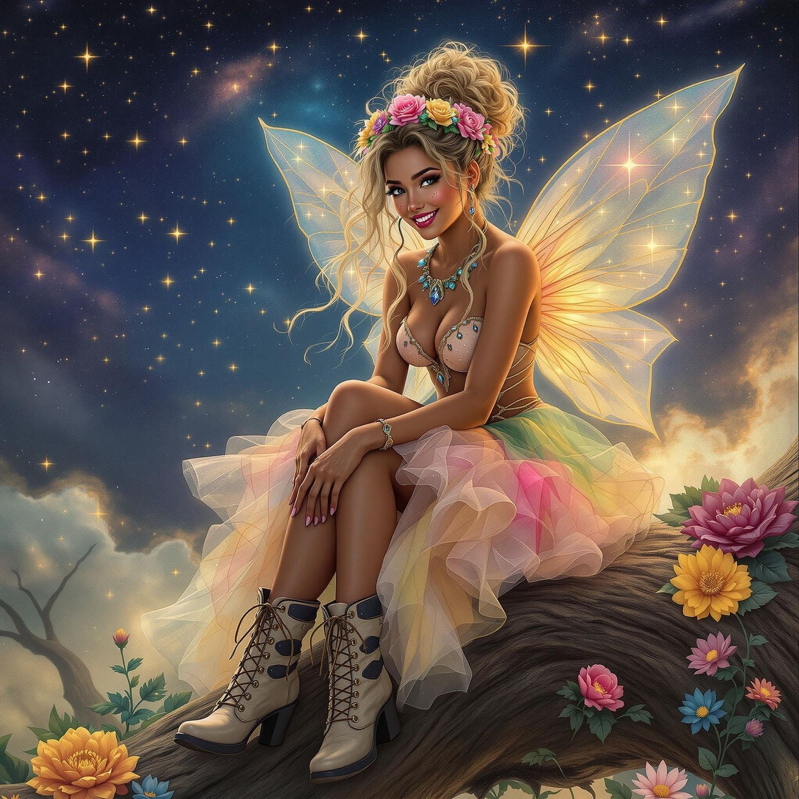 <lora:Denise Gypsy:1.0>The background reveals the charm of a...