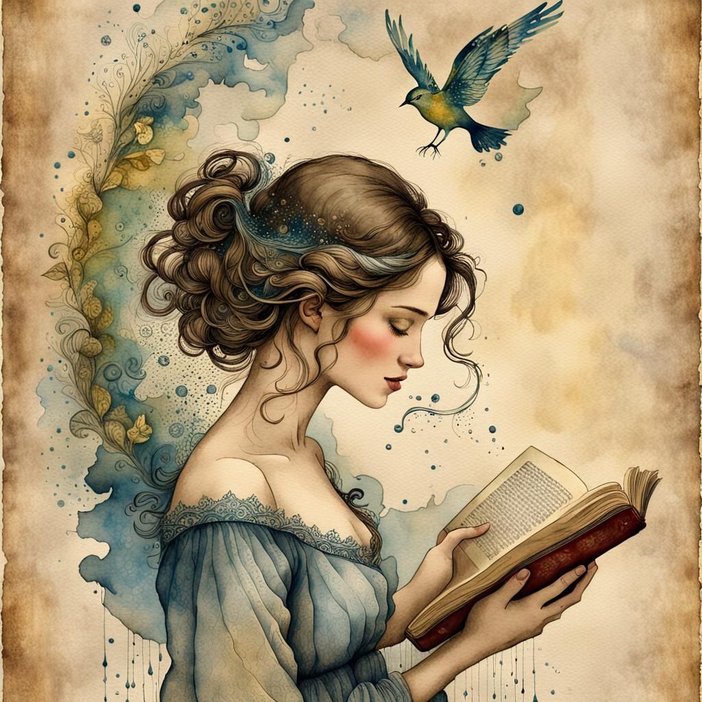 Watercolor Poster Art: All's Well That Ends Well