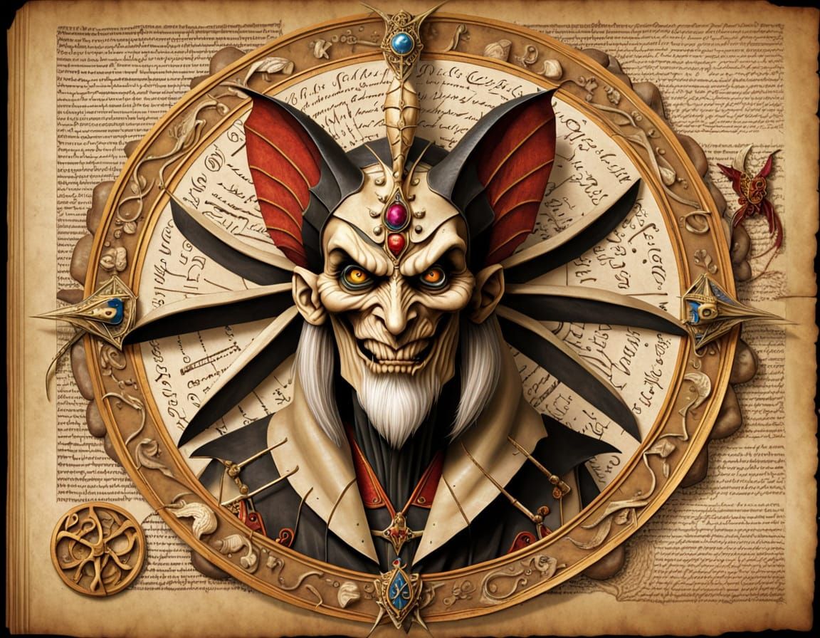 Endless Anthropomorphic Minutiae Sinister Parchment Craft