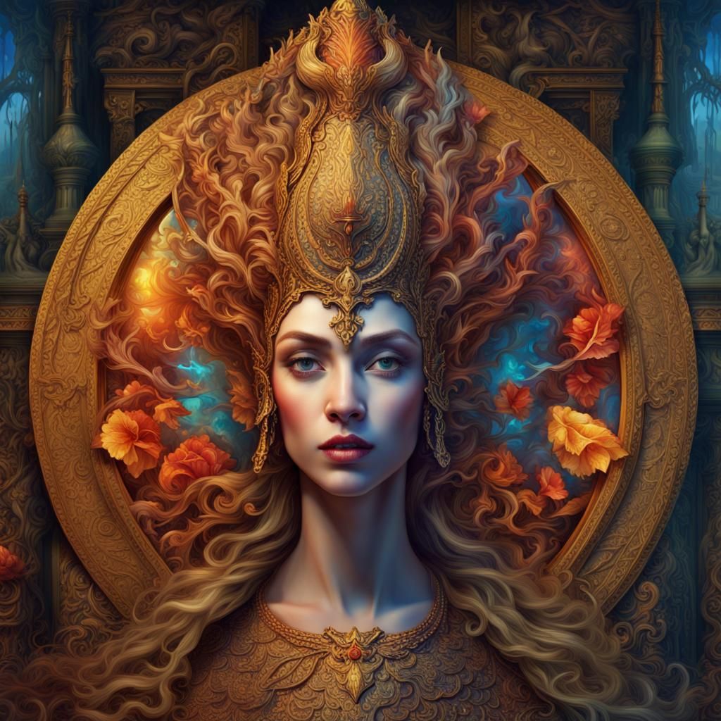 Illuminated Medieval Manuscript Page with King