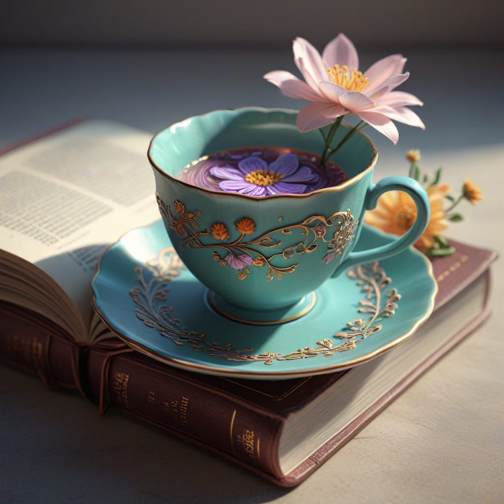 Surreal Thread-Wrapped Still Life in Soft Pastels