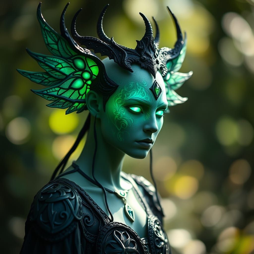 Ethereal Celtic Banshee in Natural Light