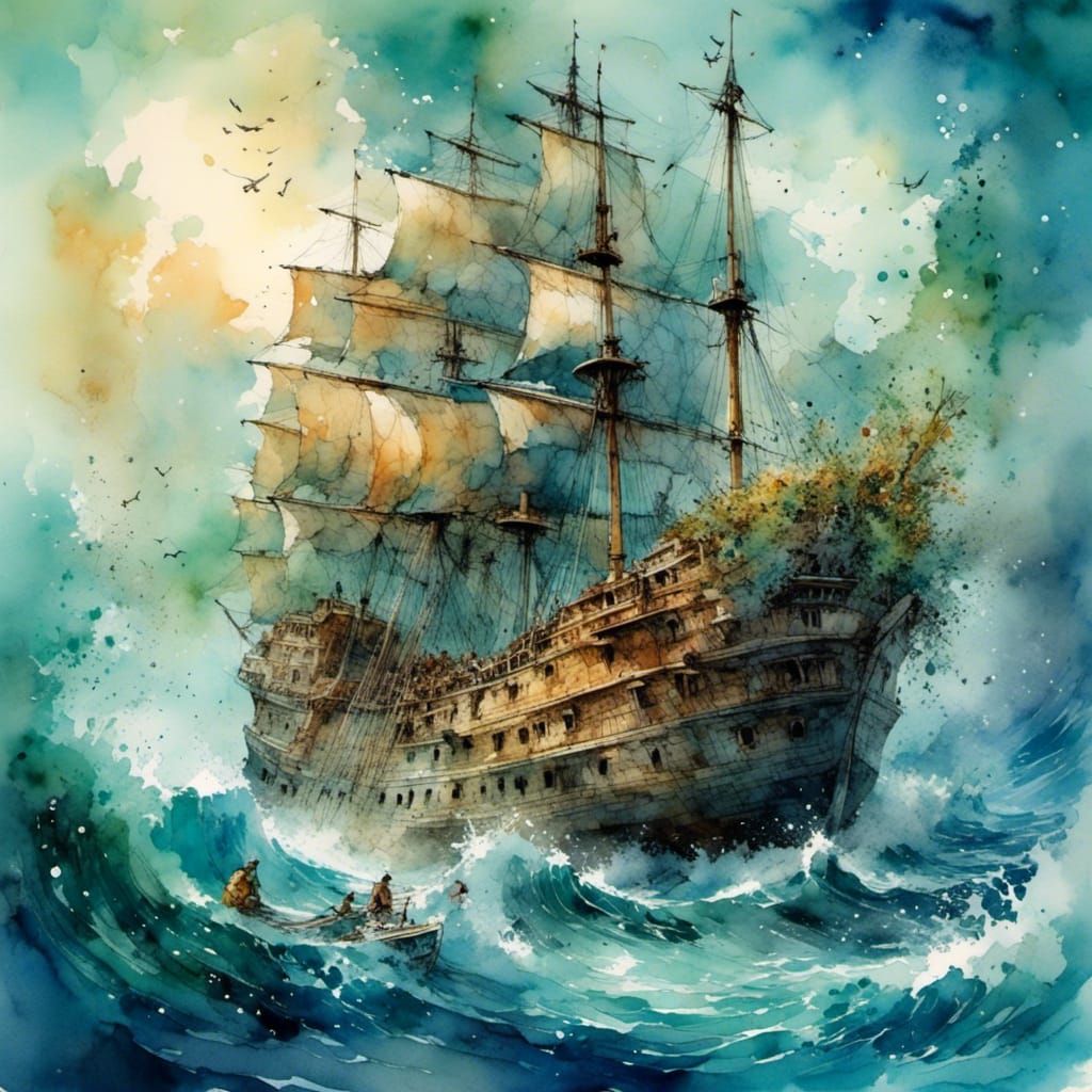 Surreal Ascent: Ship to Submarine, Sea to Sky