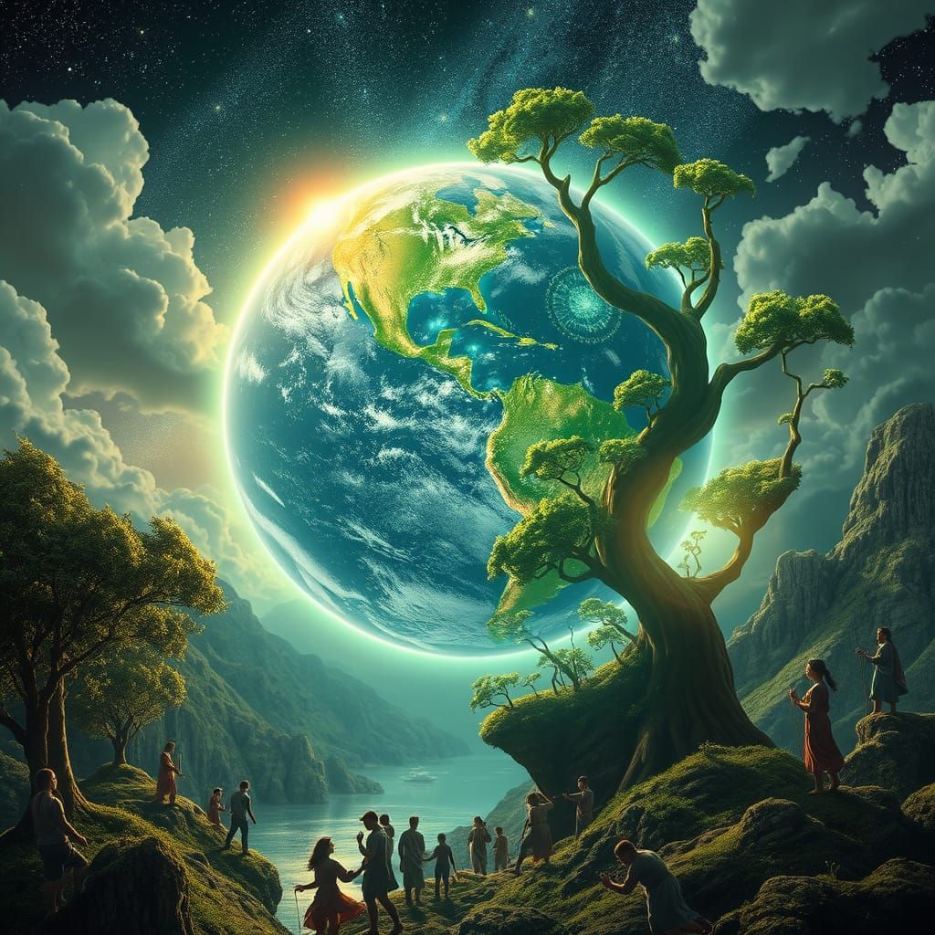 Utopian Earth Reborn: A Goddess of Harmony