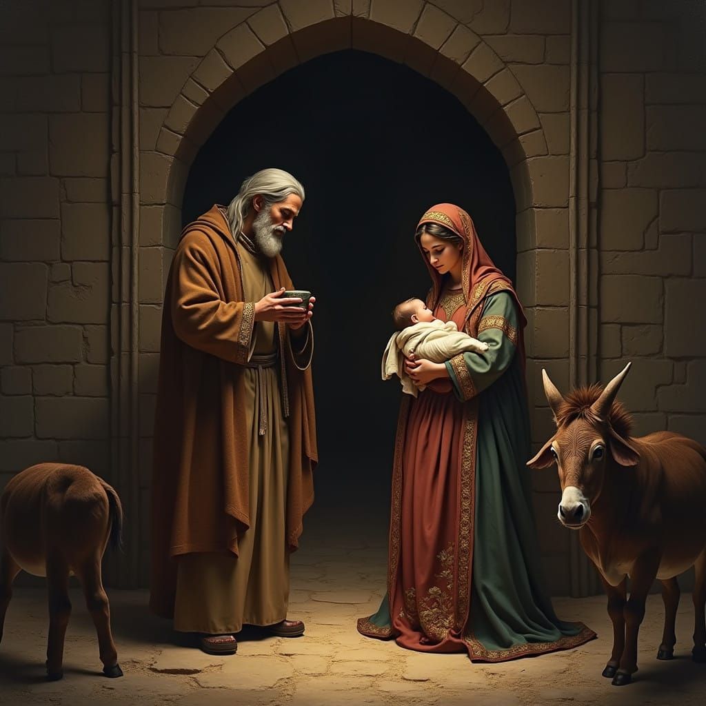 Sacred Scene in Bethlehem Portal