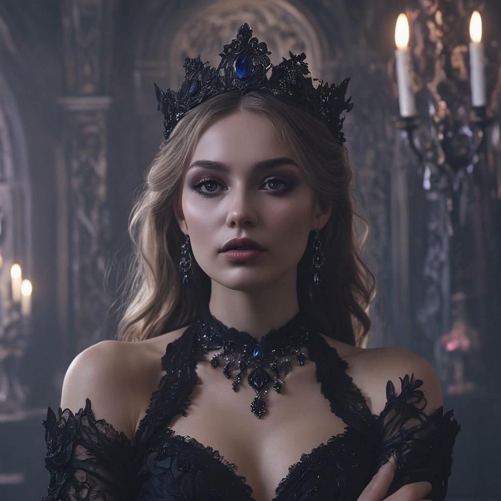 Gothic Fantasy Masquerade Ball Concept Art