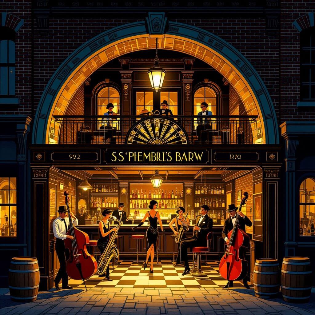 1920s Speakeasy Hidden Beneath a Barbershop