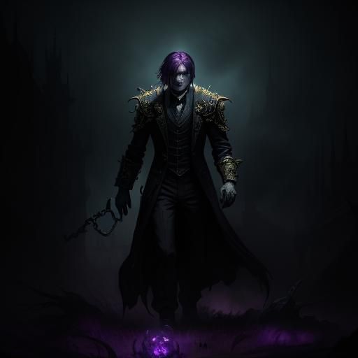 Spooky Pocket Watch Dark Fantasy Concept Art