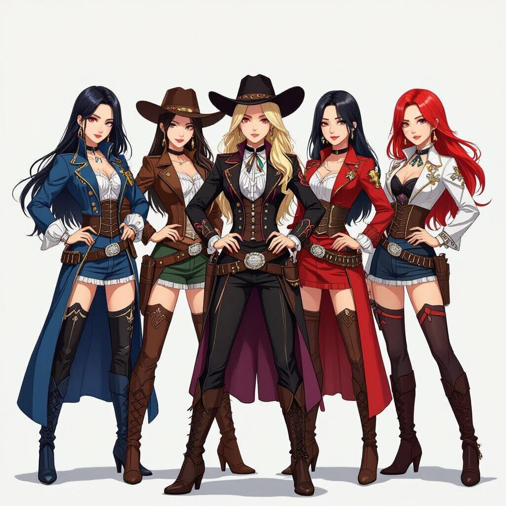 Lone Star 5 K-Pop Idols in 1835 Texas Style