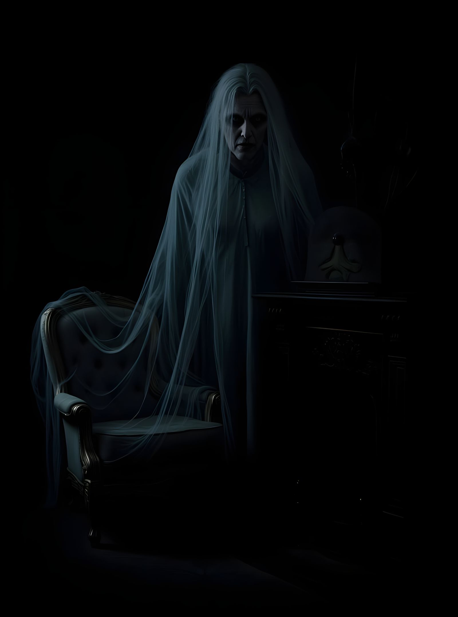 Ghostly Entity Haunts Victorian Estate