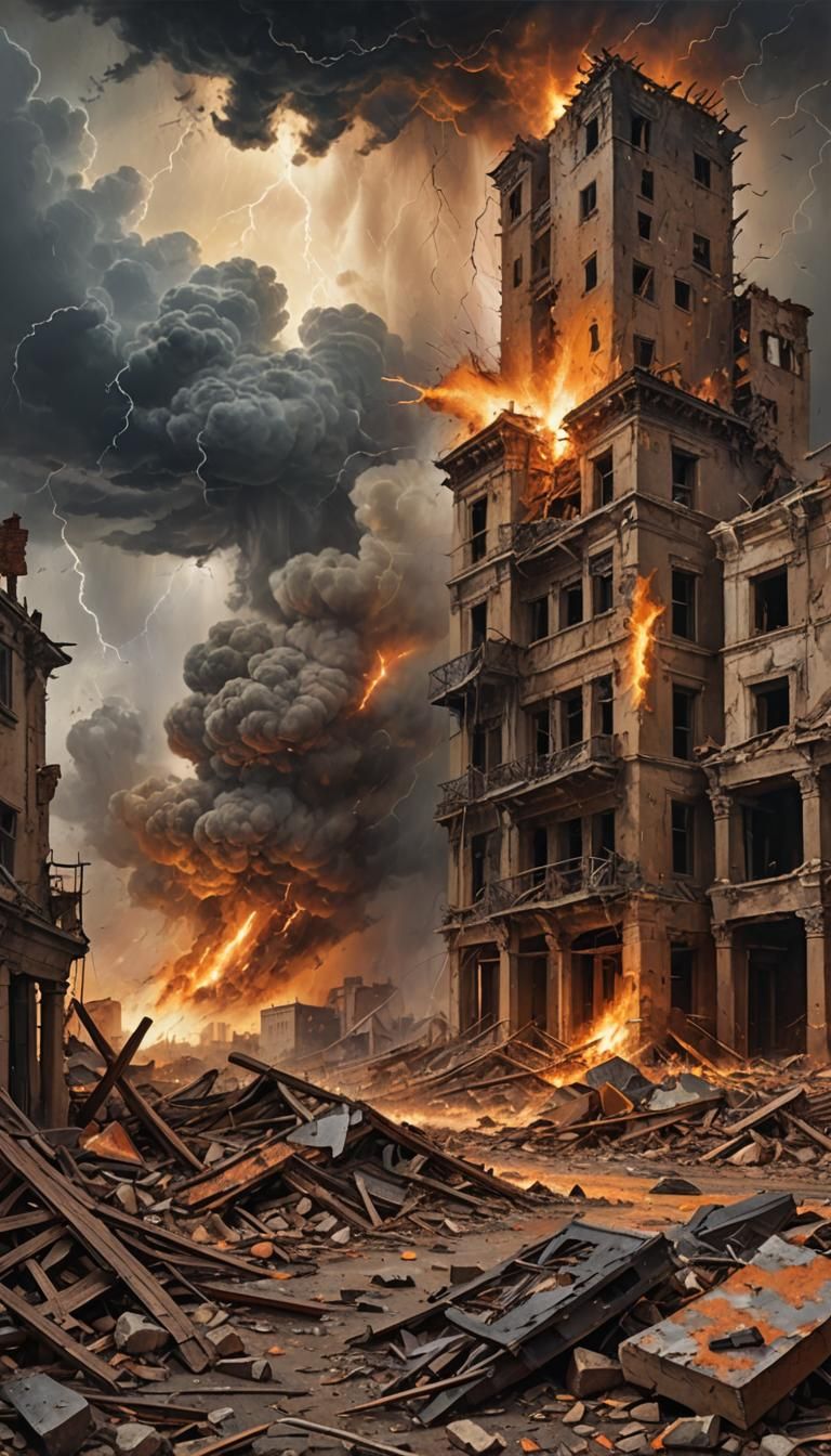 Apocalyptic Landscape: Empire's Dramatic Collapse in Oil