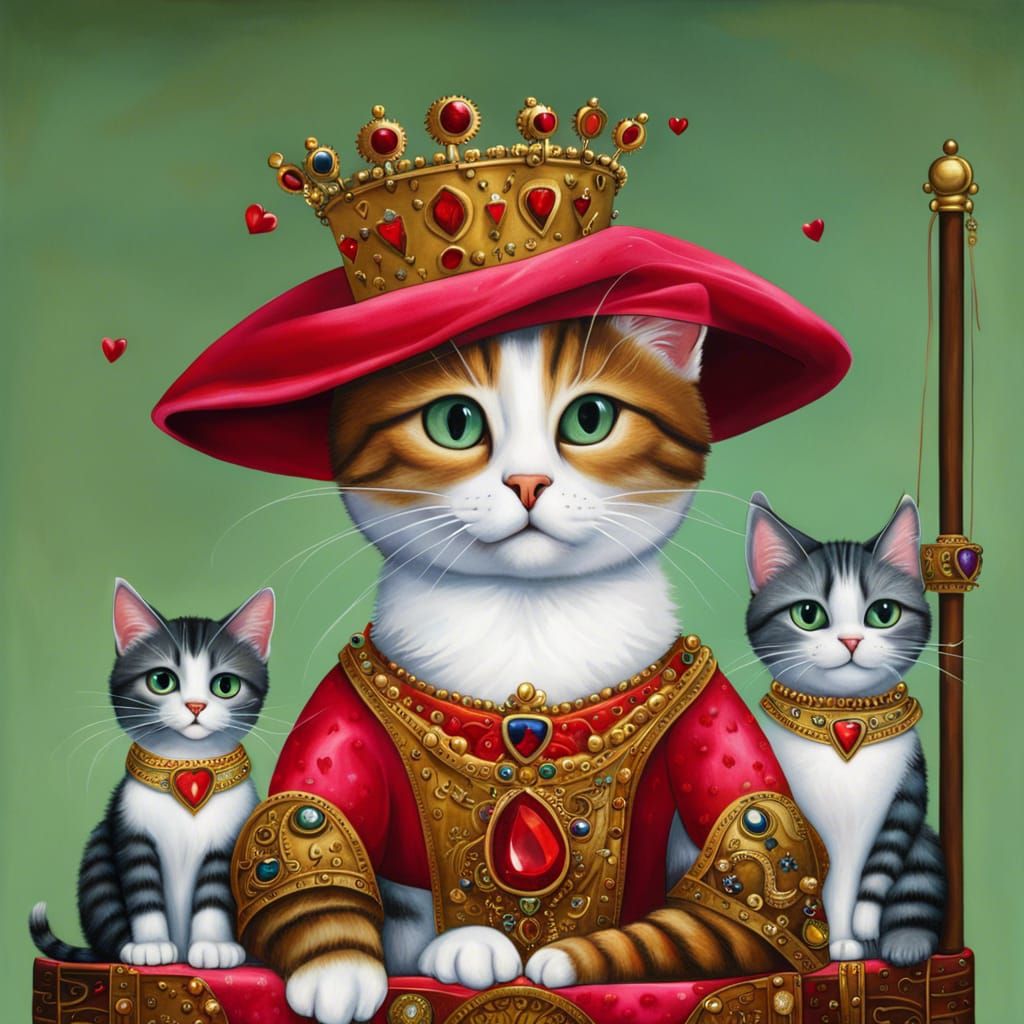 Medieval Cat Queen