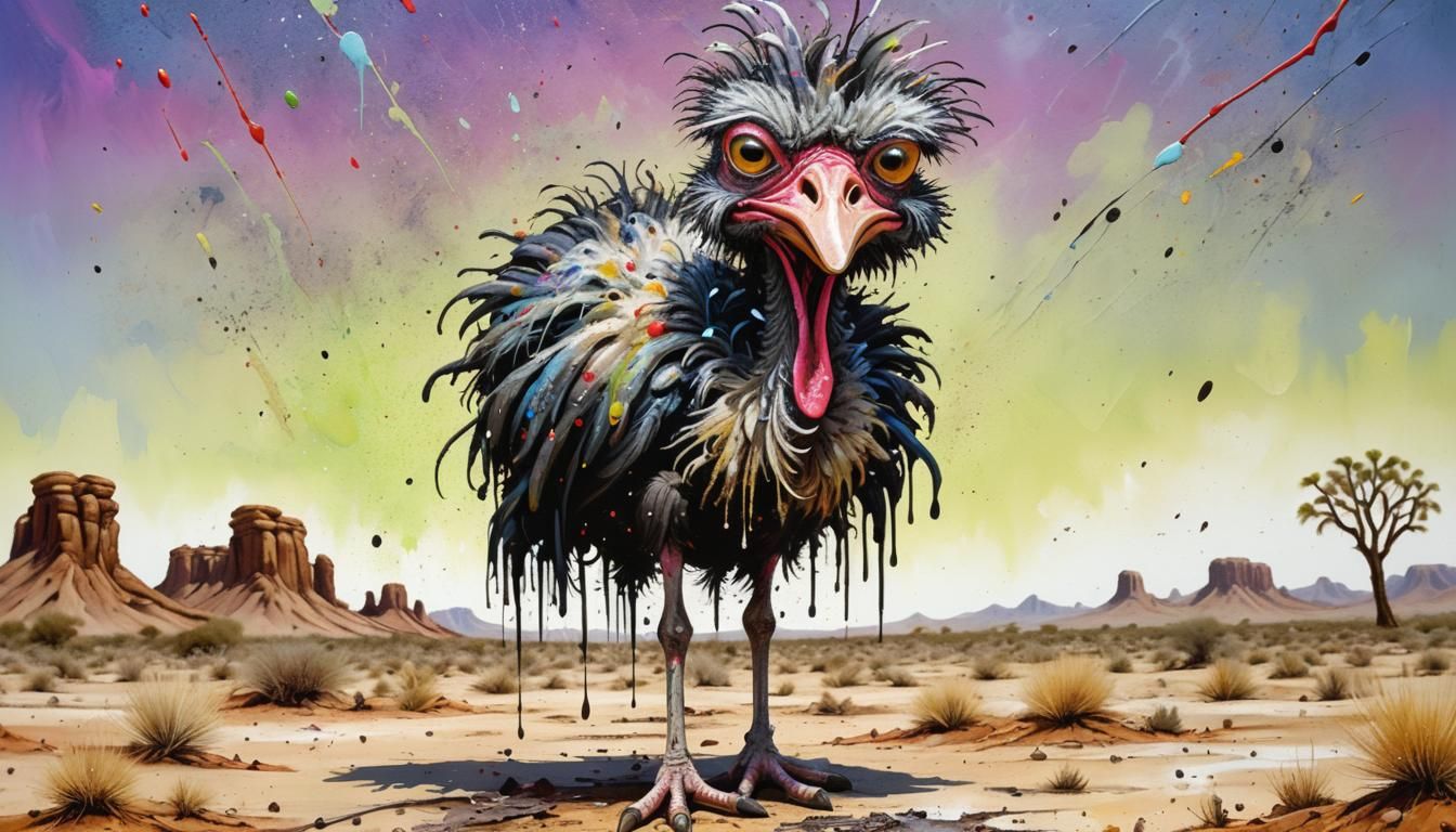 A Haggard Ostrich