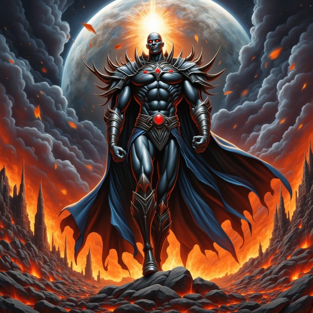 Darkseid's Unyielding Resolve: A Brooding Figure of Power