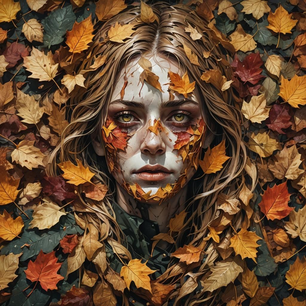 Autumn Soul: Hyperrealistic Concept Art of Seasonal Change