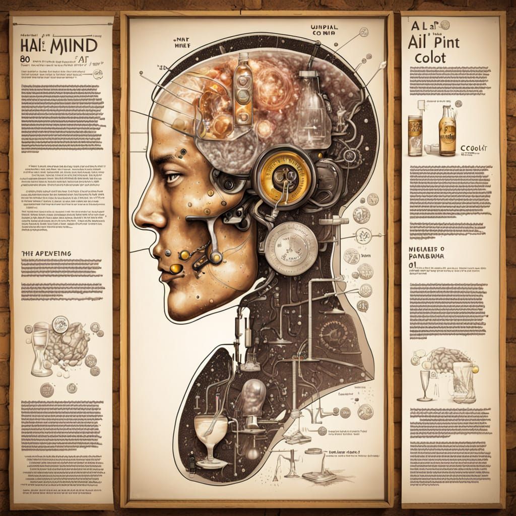 Display The Effects of Half a Pint of 80 Proof Alcohol on the A.I. Mind