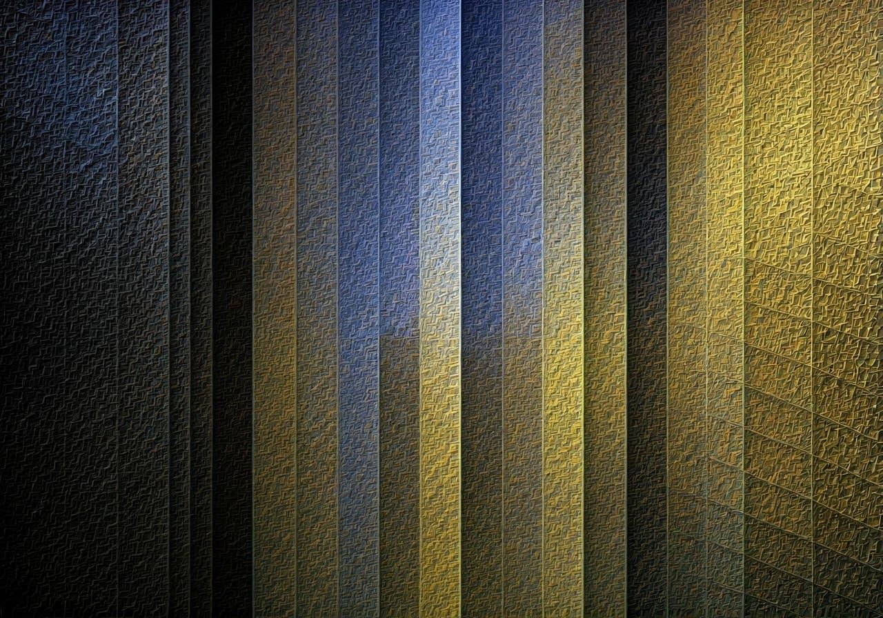 Surreal Geometric Mosaic in Escher Style