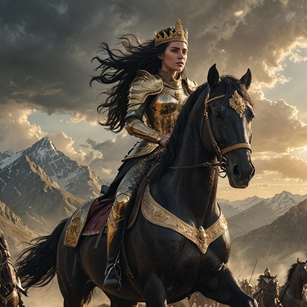 Epic Queen Tamara of Georgia Rides into Battle in Hyper-Real...