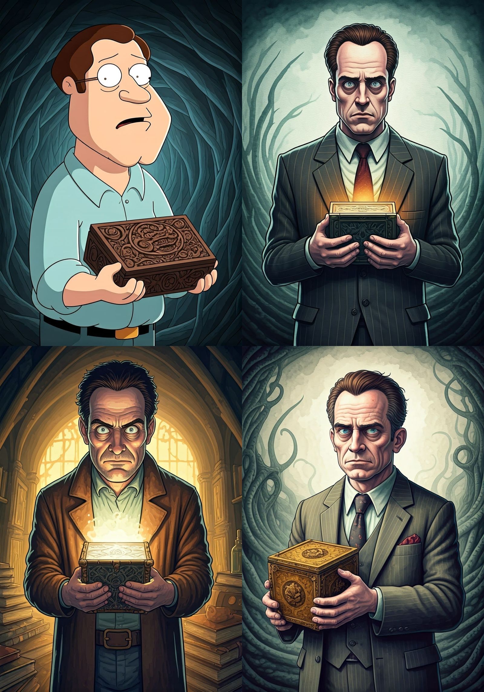 Glenn Quagmire and the Lament Configuration Box