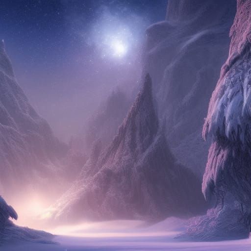 Fantastical Winter Stars Concept Art