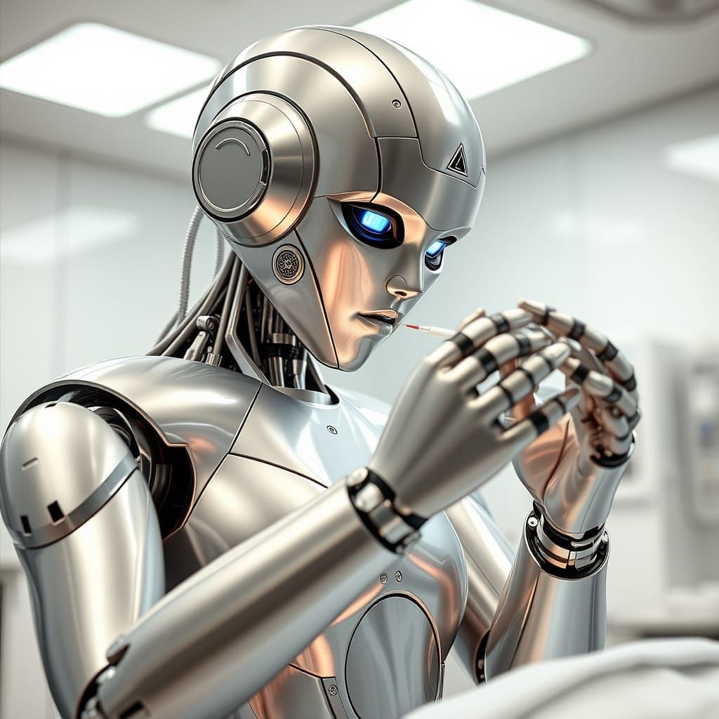 Humanoid Robot in Sterile Medical Environment with Tactile S...