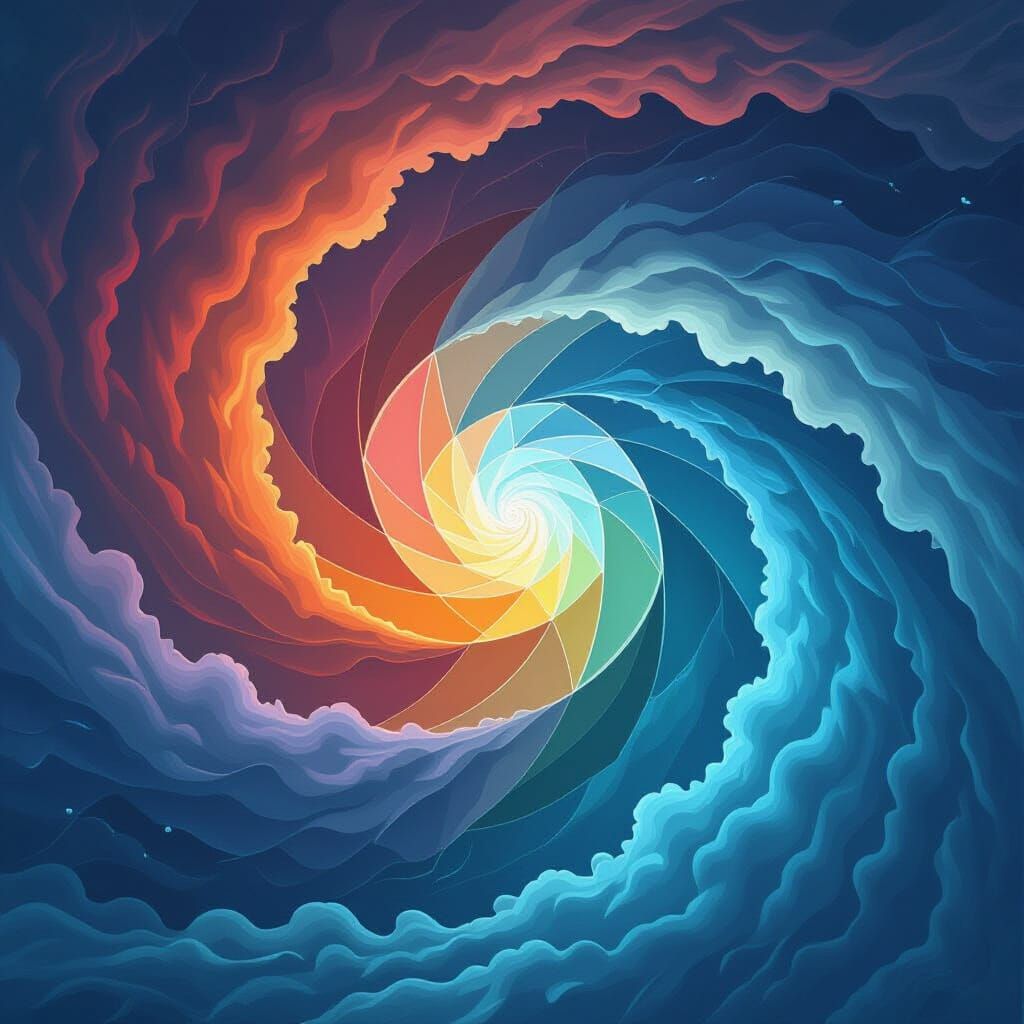 Whimsical Elemental Fantasy in a Digital Art Style