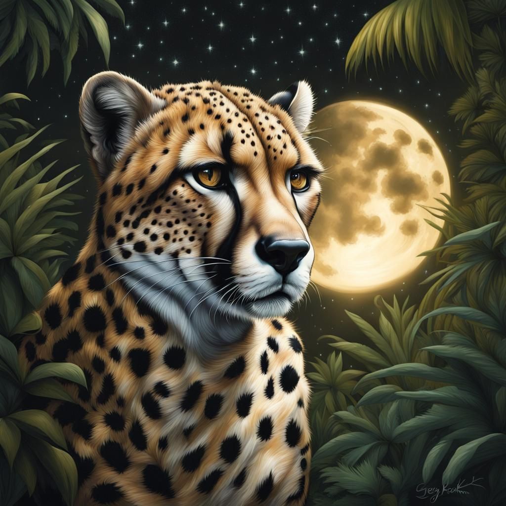 Cheetah In The Jungle