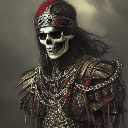 Skeleton Death Pirate
