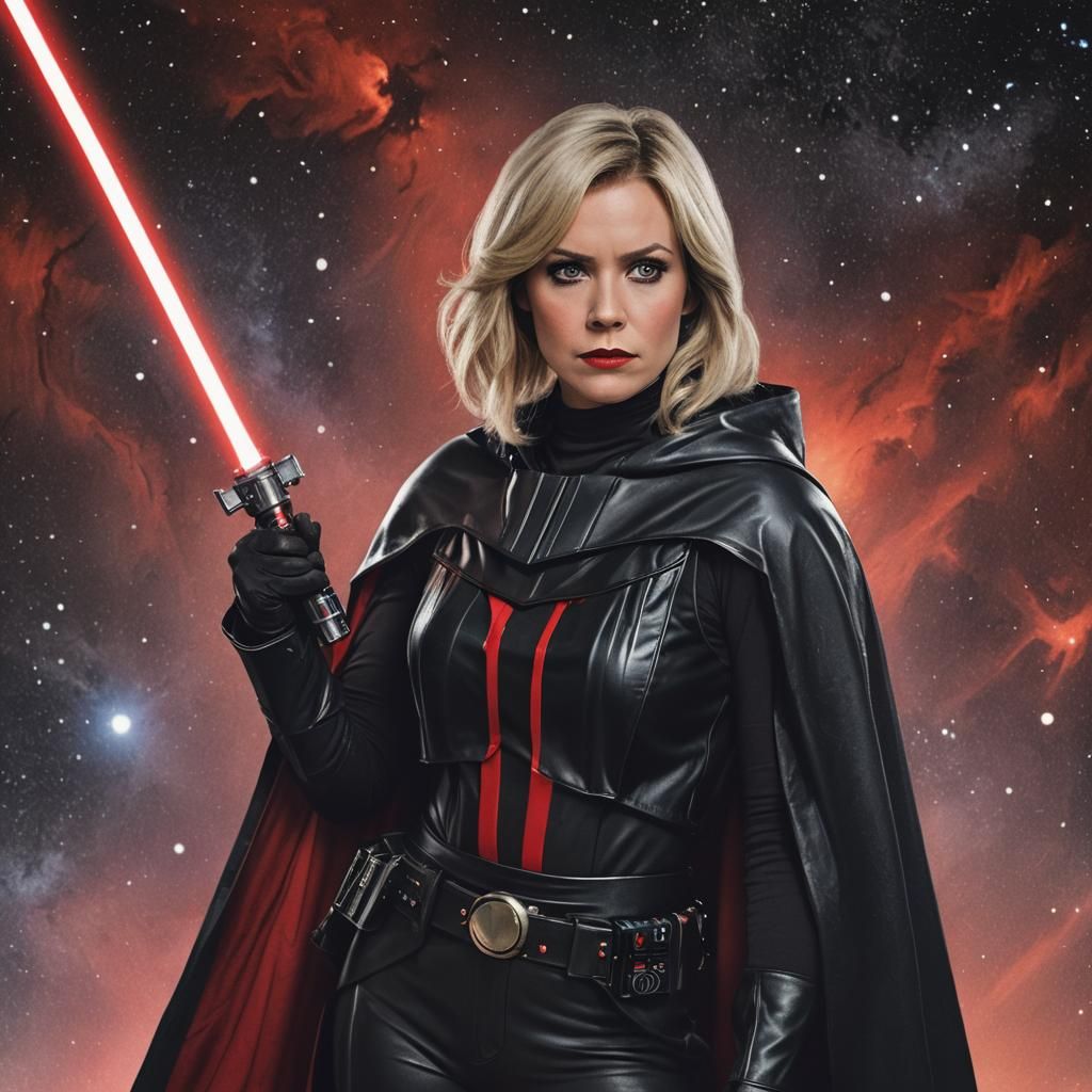 Chrissy Snow as Sith Warrior in Photorealistic Portrait