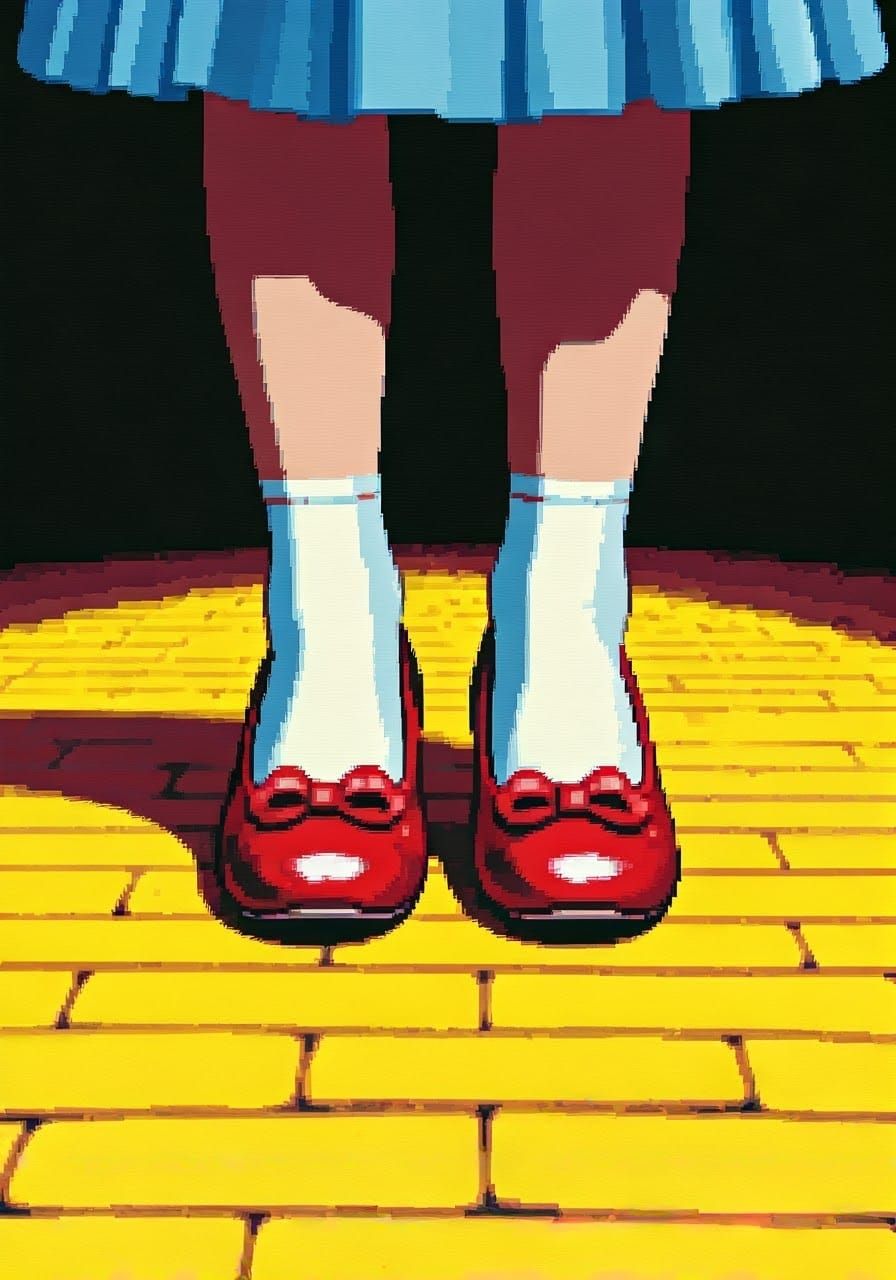 Dorothy's Ruby Slippers in 16-bit Oz