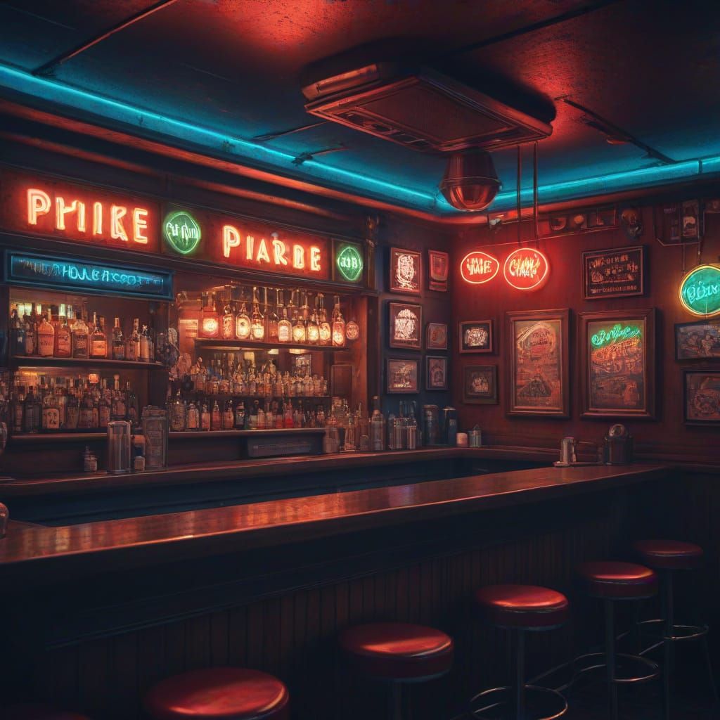 The Pixie Pub: A Fairy Dive Bar in HDR