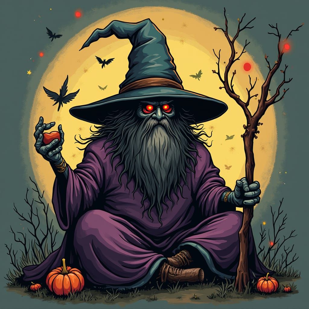 Stylized Interpretation of Baba Yaga