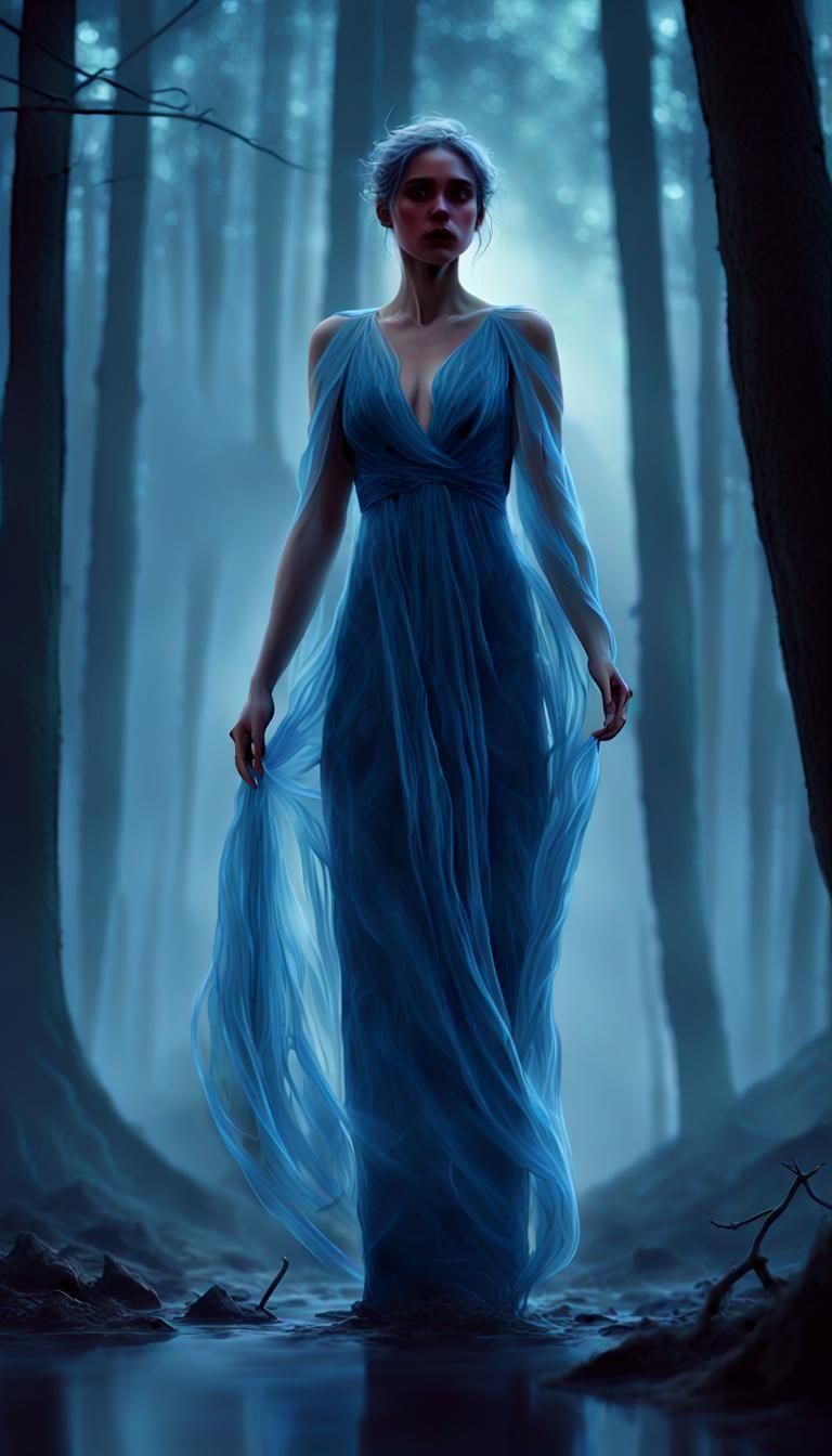 Abstract Blue Color Study