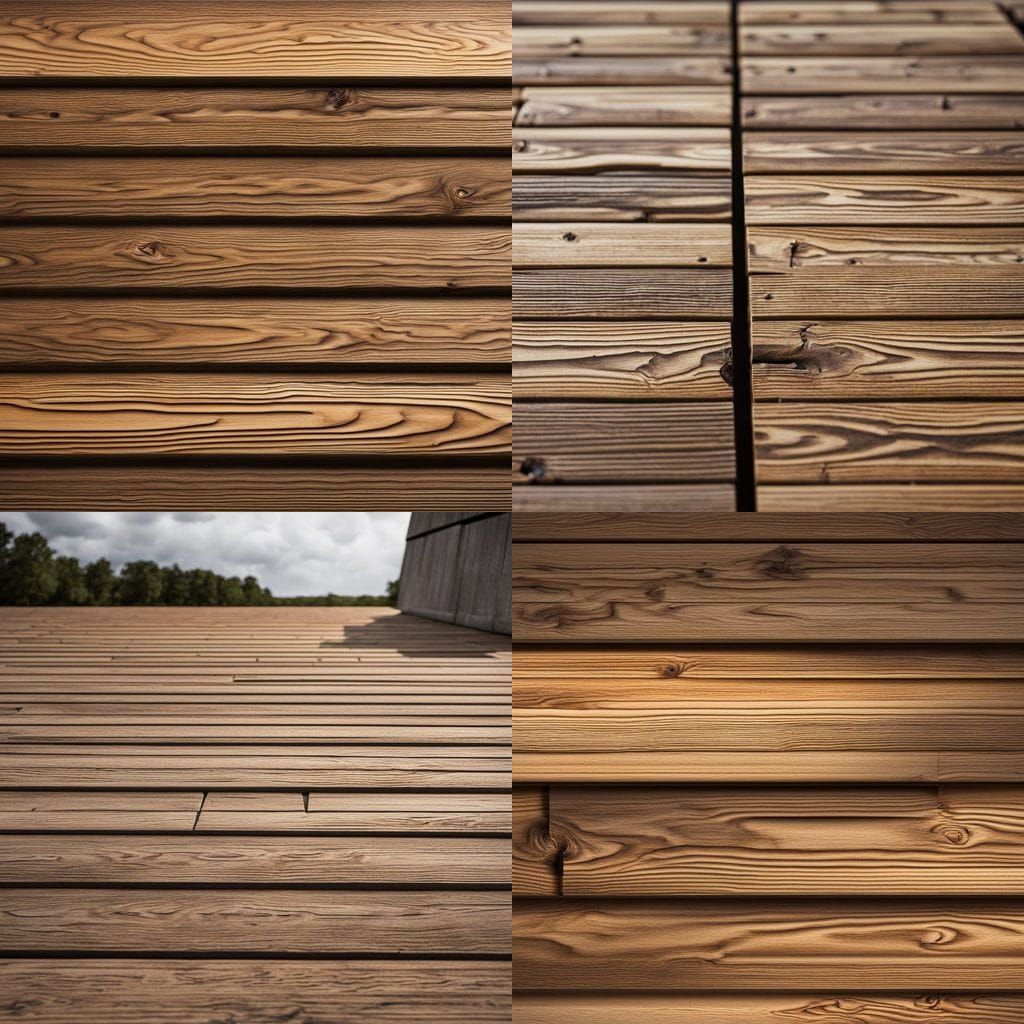 Rustic Wooden Plank Close-Up