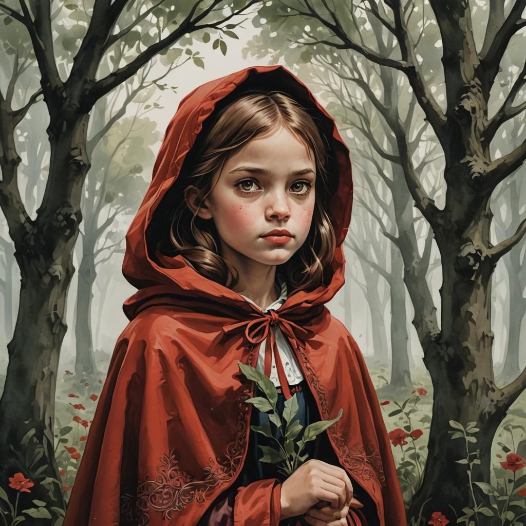 Little Red Riding Hood Portrait