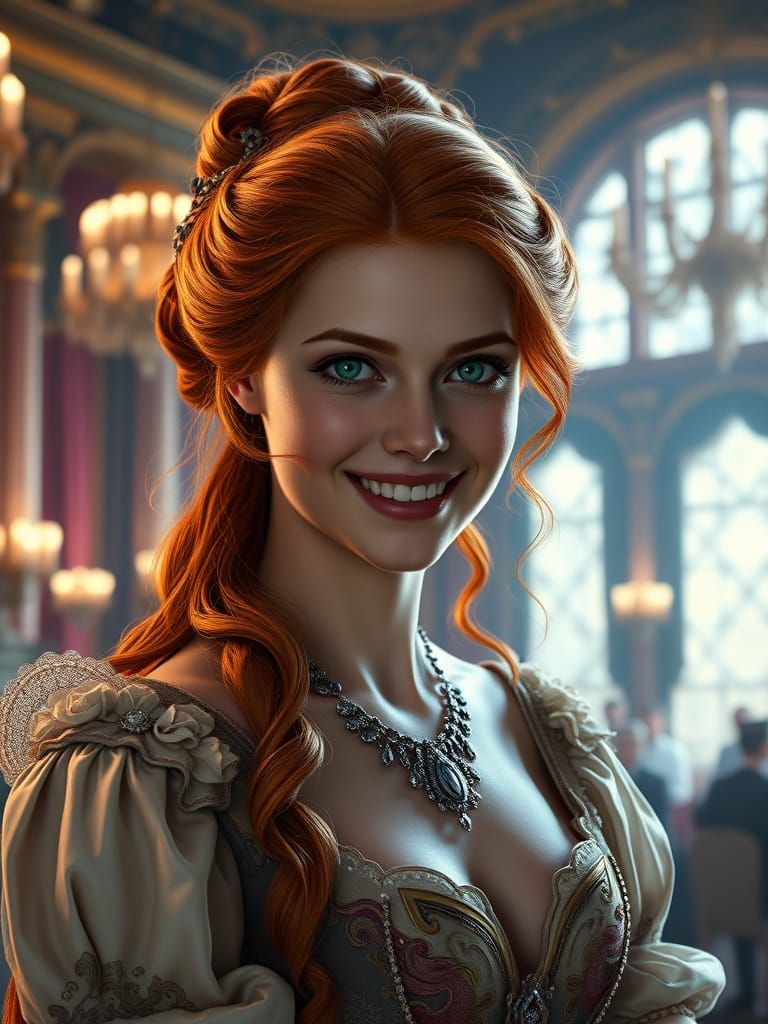 Regal Duchess Shines at 19th Century Ball