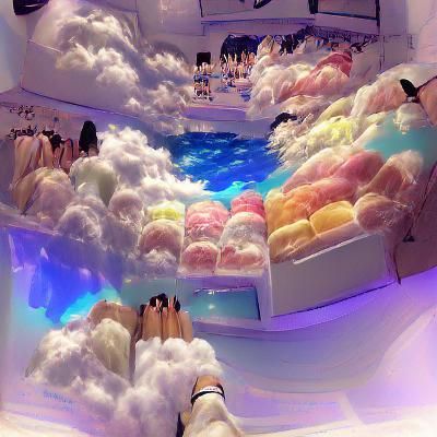 Ethereal Cloudscape in Gentle Sunlight