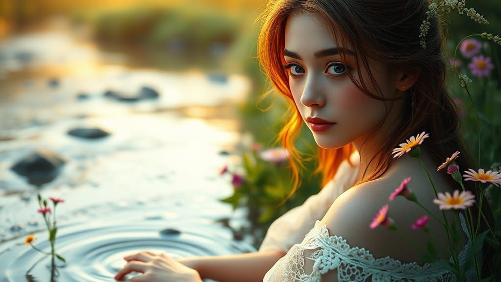 Ethereal Goddess of the Golden River