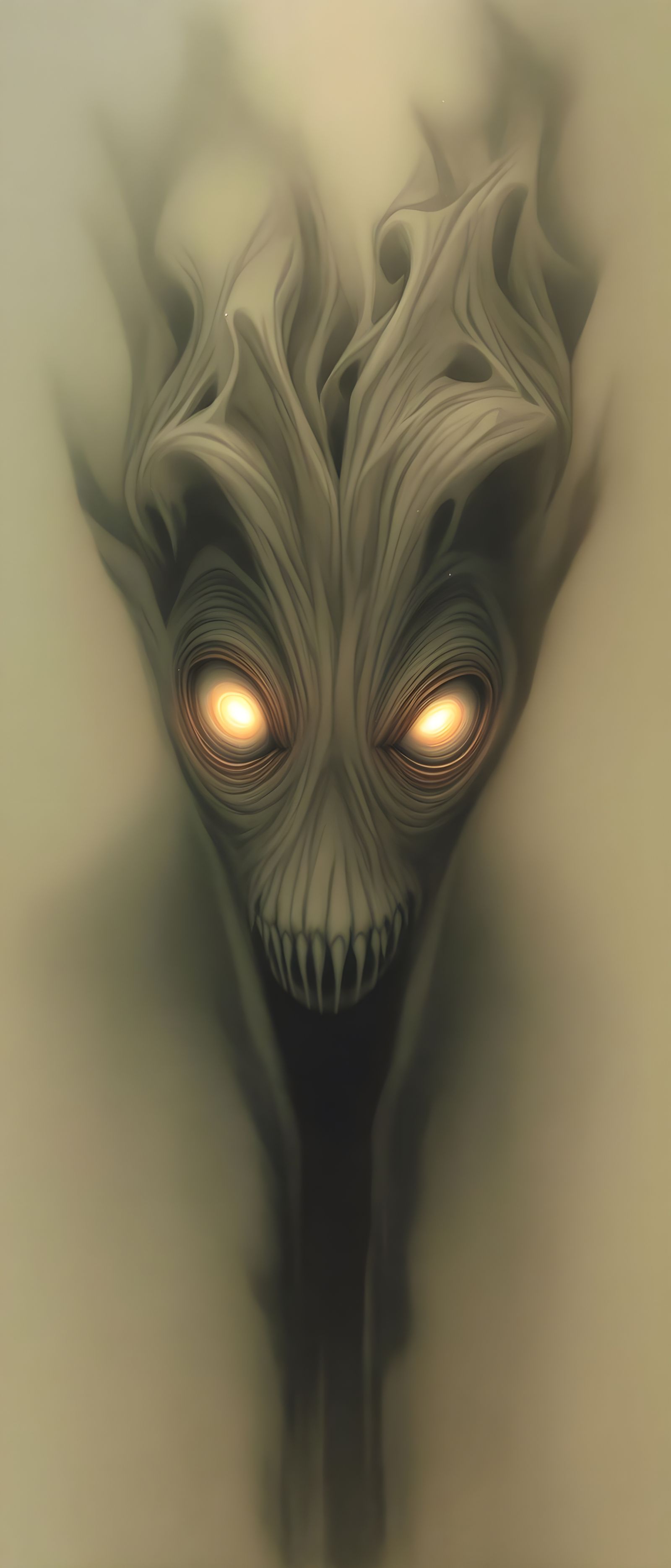 Distorted Humanoid Form Undergoes Grotesque Metamorphosis in...