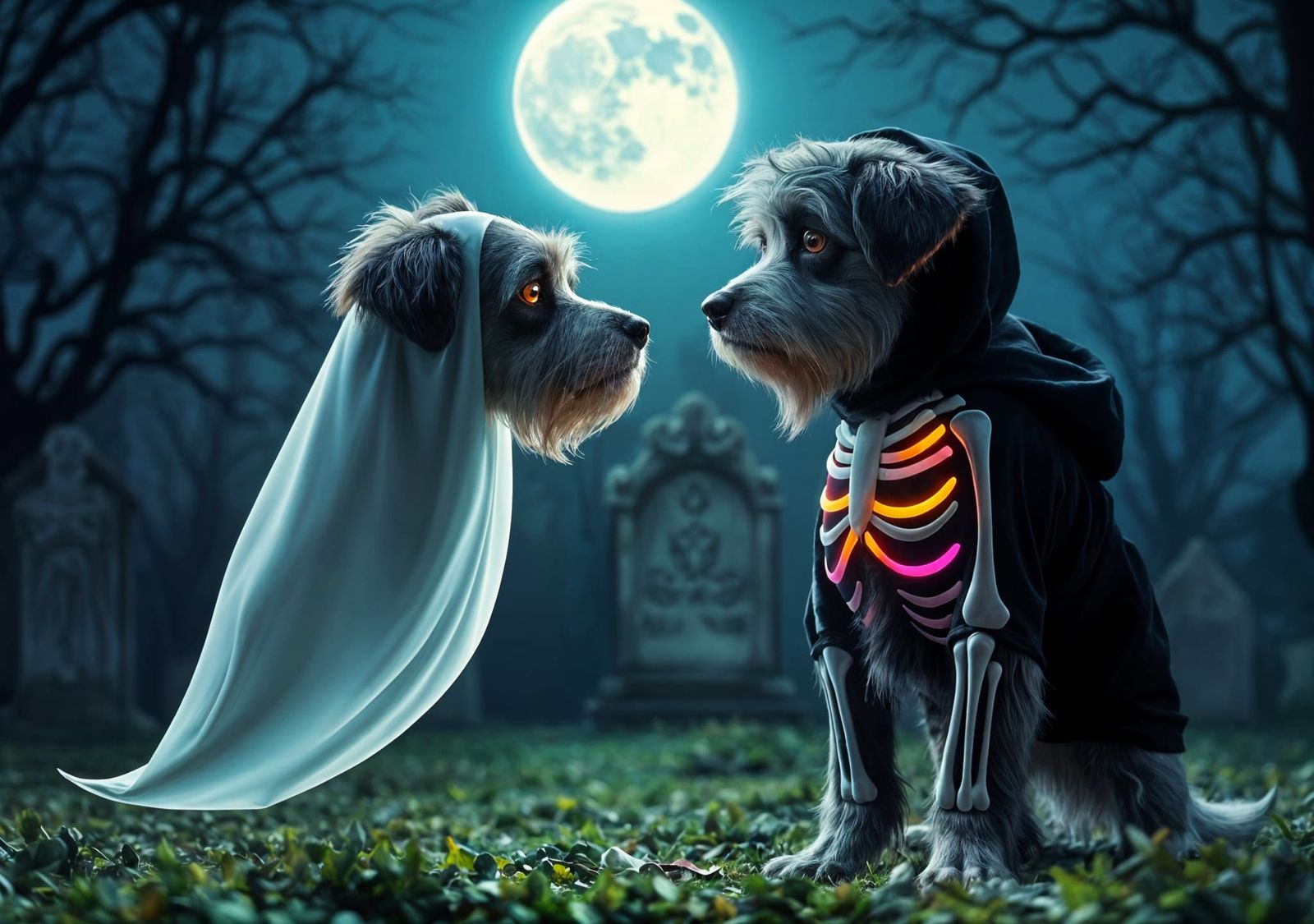 "Wow Billy, how did you get such a cool ghost costume........ er hang on a mo....... I can only see your head!!!"