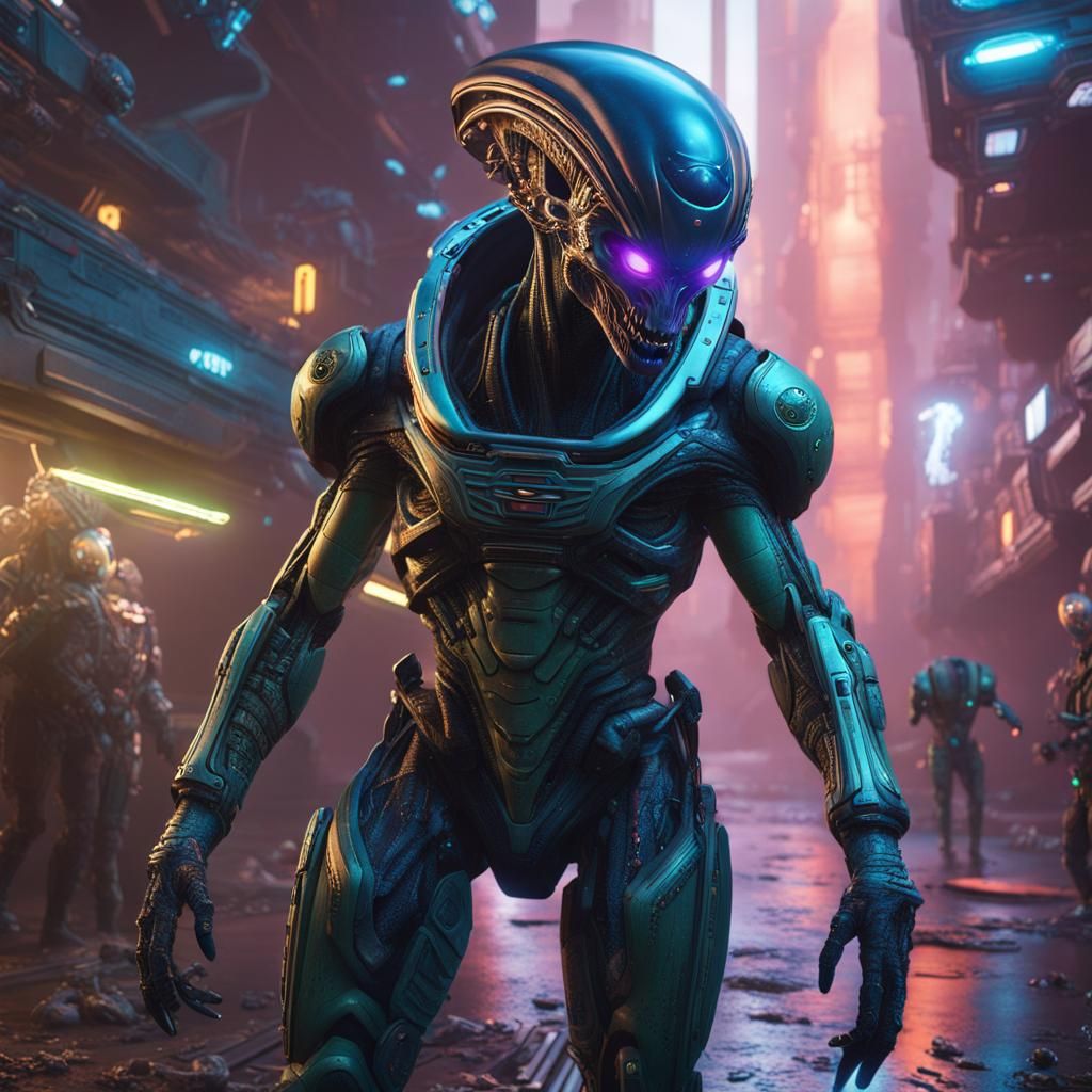 Alien Cyborg Cops: Cosmic Law Enforcers