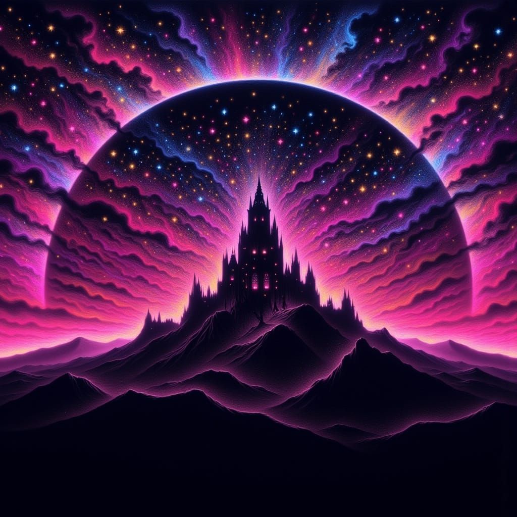 Vibrant Sunset Over Rincon Mountains