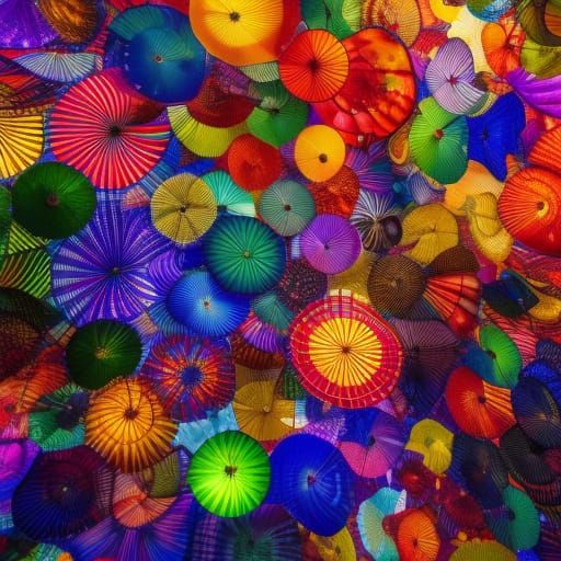 Chihuly Butterfly Rainbow: Holographic Glass Sculpture