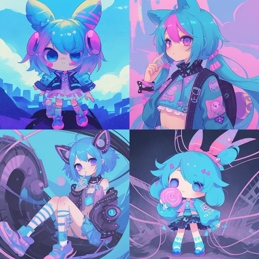 Kindpunk Candypunk Skybluepunk Dreamscape