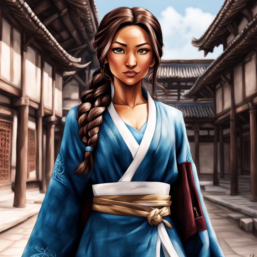 Katara as a Modern Girl