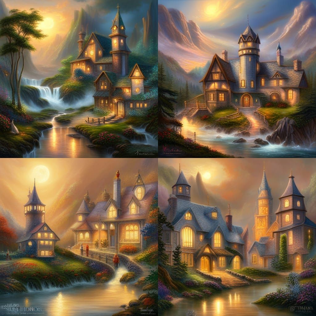 Fairy Tail Guild Hall in Ethereal Fantasy Style
