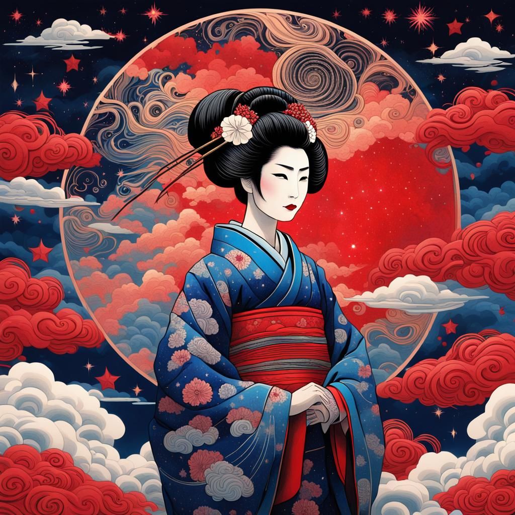 Geisha in Space: Visionary Art Inspired by Amaringo