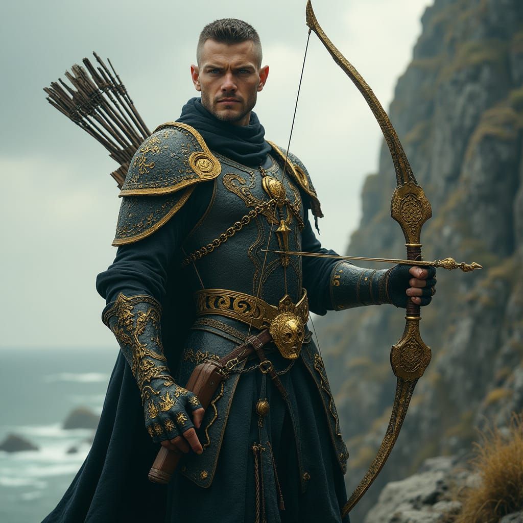 Majestic Half-Elf Archer Embodies High-Fantasy Realism in Da...